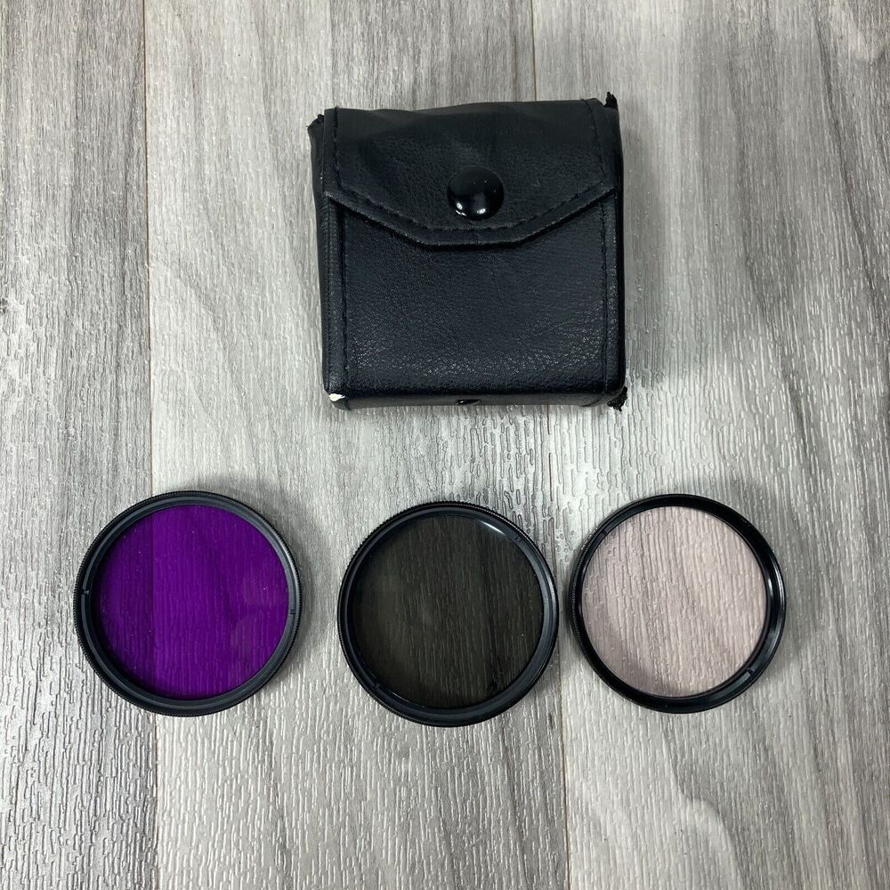 Acuvar 3 Piece Multi Coated HD Filter Kit (UV, CPL, FLD)‎ for Canon Nikon Sony
